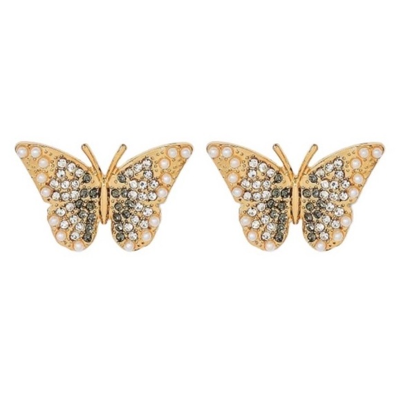 Sugarfix by BaubleBar Nickel Free Butterfly Earrings new - Picture 1 of 3